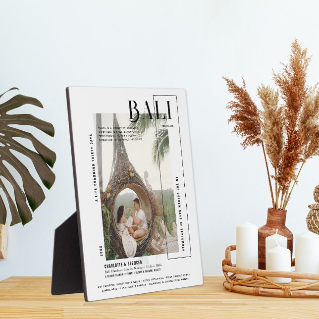 Foto Snapshot | Modern Print Travel Keepake Fotoplatte (Von Creator hochgeladen)