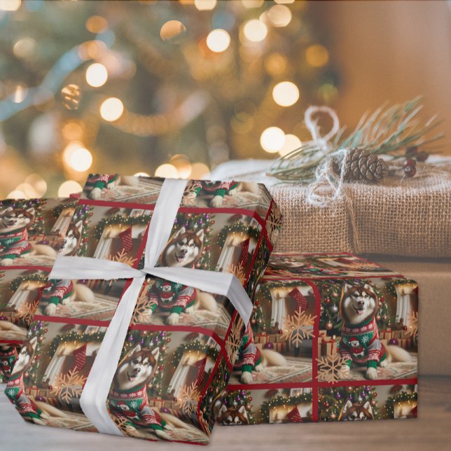 Foto Snowflake Geschenkpapier (Von Creator hochgeladen)