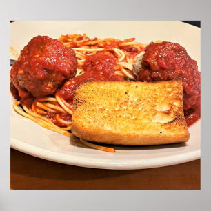 Foto Spaghetti und Meatballs Poster