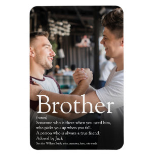 Foto Spaß Cool Bester Bruder aller Zeiten Definiti Magnet