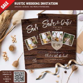 Foto speichert das Thema "Rustikale Hochzeiten" de Einladung