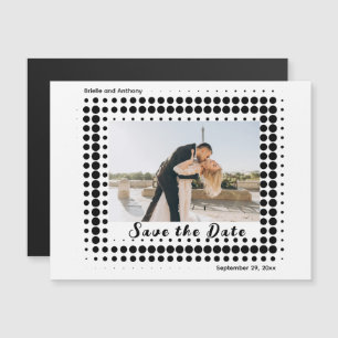 Foto speichert den Tag der Hochzeit der Magnet-Bra Magnetkarte