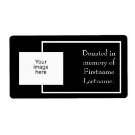 Foto-Spendenaufkleber