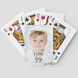 Foto Spielkarten für Großmutter