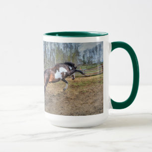 Foto "Spirale Pinto Stallion Equine Action" Tasse