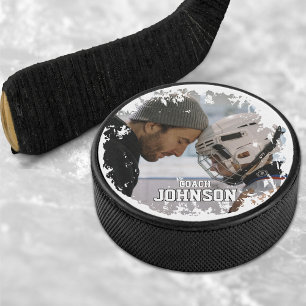 Foto-Sporttrainer in Not Eishockey Puck