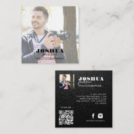 Foto Square Business Card Quadratische Visitenkarte