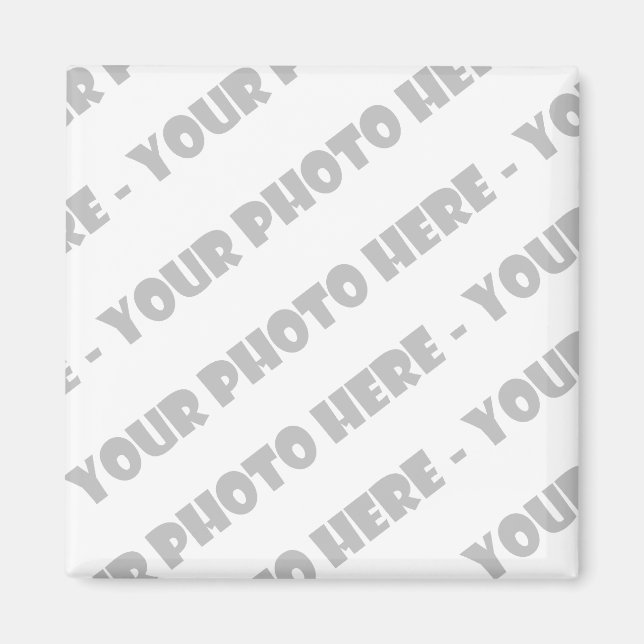 Foto Square Magnet - Erstellen Sie Ihre eigene (Vorne)