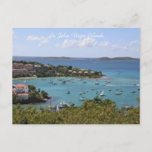 Foto, St. John, Jungfrau Islands, Ocean, Beach Postkarte