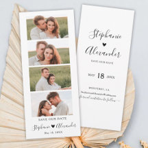 Foto-Stand-Lesezeichen Hochzeit Sichern Sie das Da