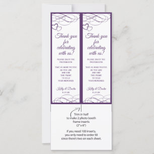 Foto-Standrahmen-Beilagen   Beliebt (Plum)