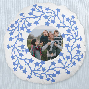 Foto Star Wreath Scandinavien Rundes Kissen