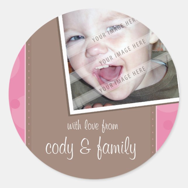 FOTO STICKER SIEGEL:: Wangengepunktet 1 (Vorderseite)