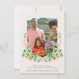 Foto Südflorales Wappen Feiertagskarte