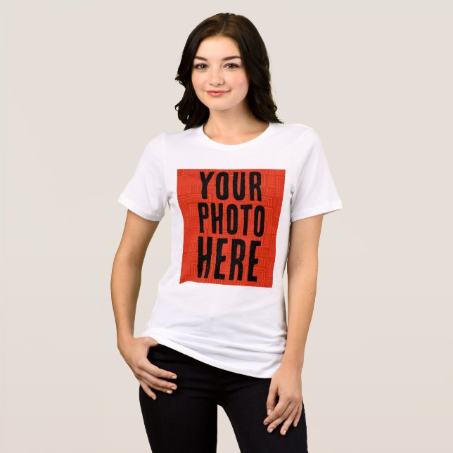 FOTO T - SHIRT CUSTOM T - SHIRT (Vorderseite voll)