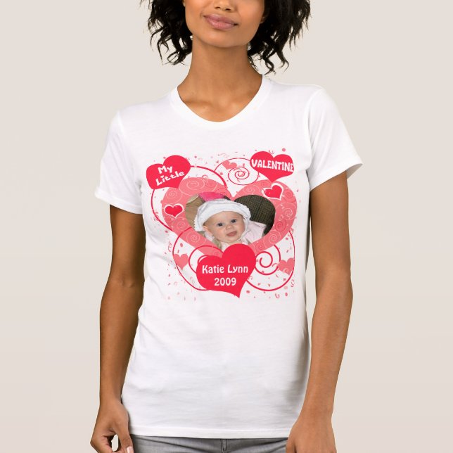 Foto-T - Shirt des Valentines kundenspezifischer (Vorderseite)