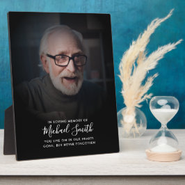 Foto-Tabletop-Plaque für benutzerdefinierte Textme Fotoplatte