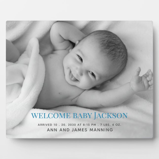 Foto Tabletop Plaque mit Easel Fotoplatte (Vorderseite)