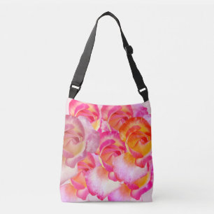 Foto-Tasche mit rosa Rosenblüten Tragetaschen Mit Langen Trägern
