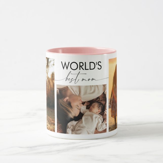 Foto-Tasse "Beste Mutter der Welt" Tasse (Zentrum)