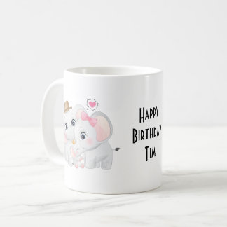 Foto-Tasse mit Text für Kinder | Elefantenkunst Kaffeetasse