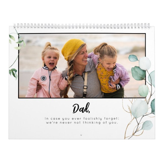 Foto Template Greenery Vater ID931 Kalender (Titelbild)