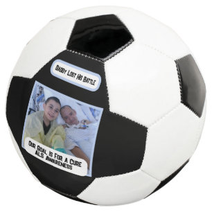Foto/Text als Bewusstsein hinzufügen - Fußball Bal
