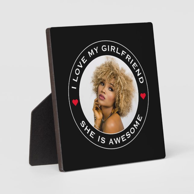 Foto Text Herz I Liebe Meine Phantastische Freundi Fotoplatte (Vorderseite)