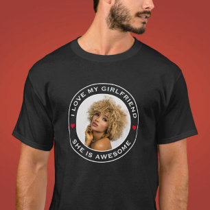 Foto Text Herz I Liebe Meine Phantastische Freundi T-Shirt