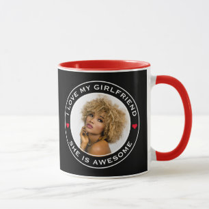 Foto Text Herz Ich Liebe Meine Fantastische Freund Tasse