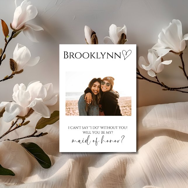 Foto Trauzeugin Vorschlagskarte Einladung (Von Creator hochgeladen)