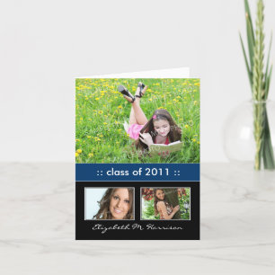 Foto Trio Custom Abschluss Announccard Einladung