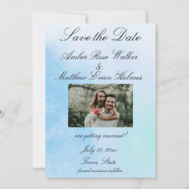Foto "True Love Blue" Save The Date