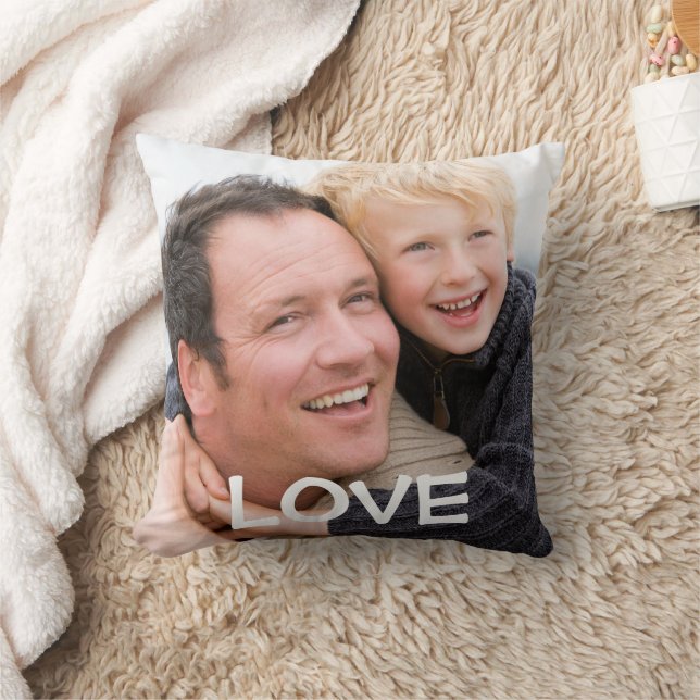 Foto Typografie Liebe Kissen (Decke)