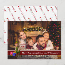 Foto und Elf mit Vollkarte und rotem Textband