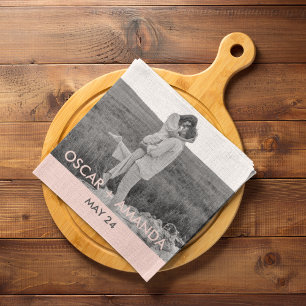 Foto- und Familienpreisgeschenk für moderne Mehrfa Geschirrtuch