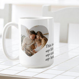 Foto- und Familienpreisgeschenk für moderne Paare Kaffeetasse