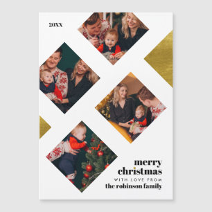 Foto- und Goldplätze  Weihnachtsfeiertage Magnetkarte