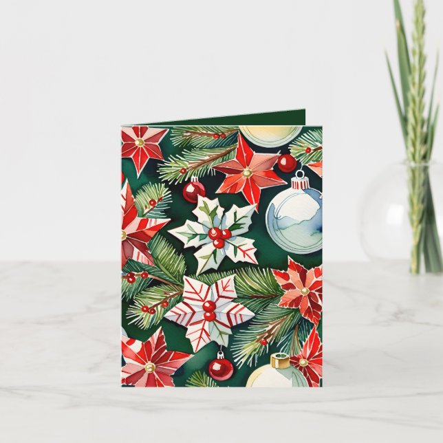 Foto und Handwerk Weihnachten Karte (Vorderseite)