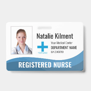 Foto und ID des personalisierten Krankenhauses für Ausweis