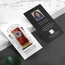 Foto und Logo an der Vordertür für Red Watercolor