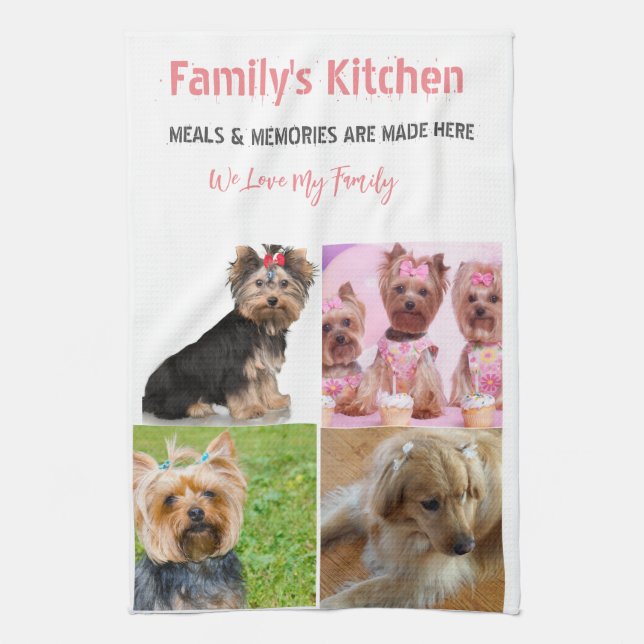 Foto und moderne Typografie Küchentücher (Vertikal)