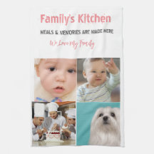 Foto und moderne Typografie Küchentücher