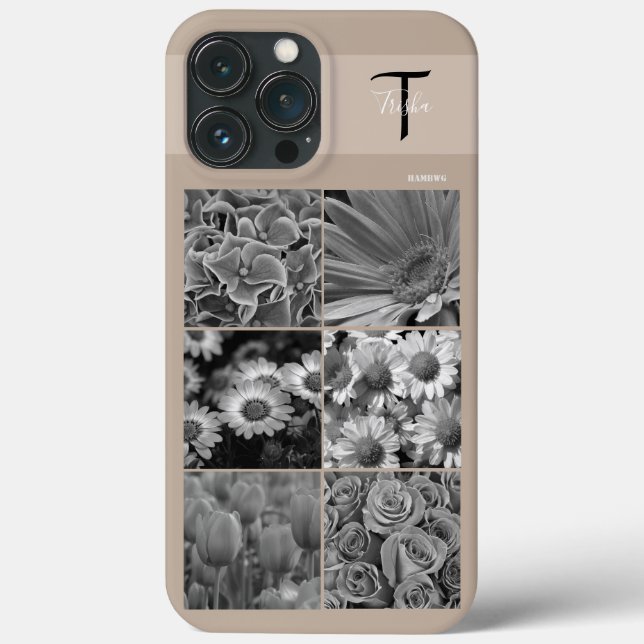Foto und Monogram Handy Fall HAMbyWG Case-Mate iPhone Hülle (Rückseite)