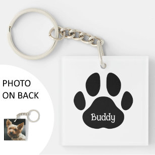 Foto und Name des personalisierten Hundes   Puppy  Schlüsselanhänger