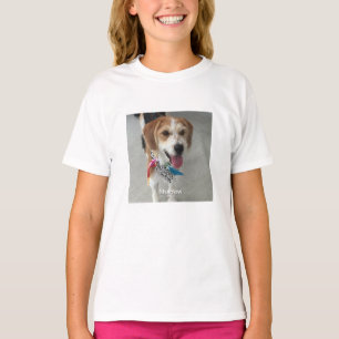 Foto und Name des Tieres oder des Kindes T-Shirt
