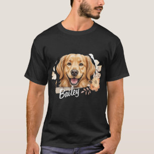 Foto und Name des Tieres T-Shirt