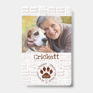 Foto und Name des Unternehmens mit brauner Paw Ausweis