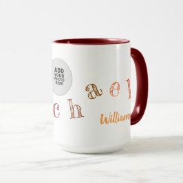 Foto und Name Tasse
