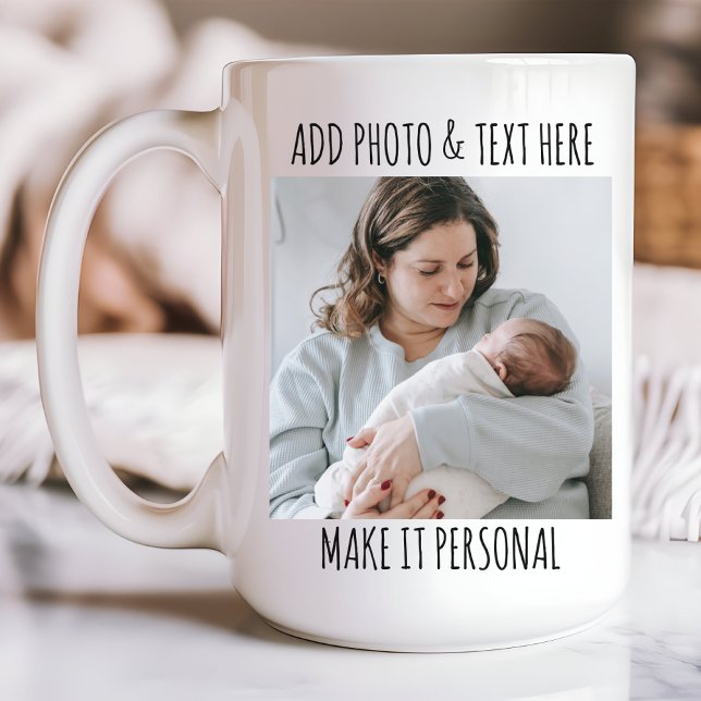 Foto und Name Tasse, Geburtstag oder Muttertag Kaffeetasse (photo mug for her, personalized mom gift, custom mug for girls, mothers day gift, mom gift, coworker)